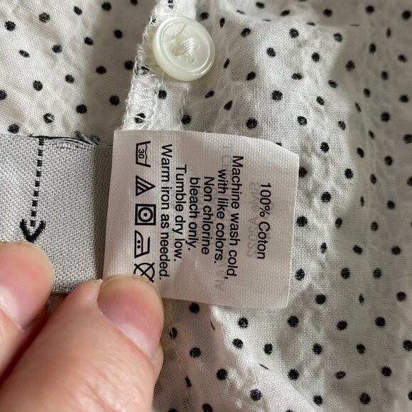 MADEWELL 1937 Polka Dot Shirt Sz S EUC! - Picture 9 of 11